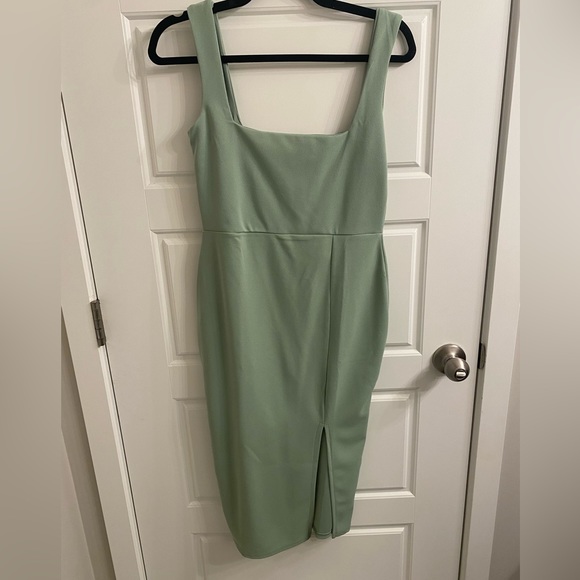 Nasty Gal Dresses & Skirts - Nasty Gal Sage Green Bodycon Mini Dress